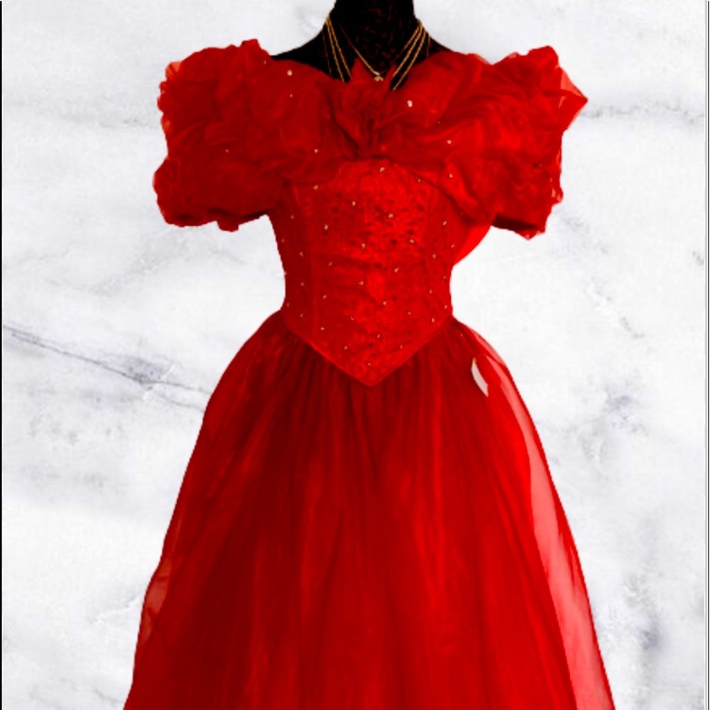 NWOT ♥️ GORGEOUS SATIN AND SILK OFF SHOULDER BEADED DRESS ♥️ #B